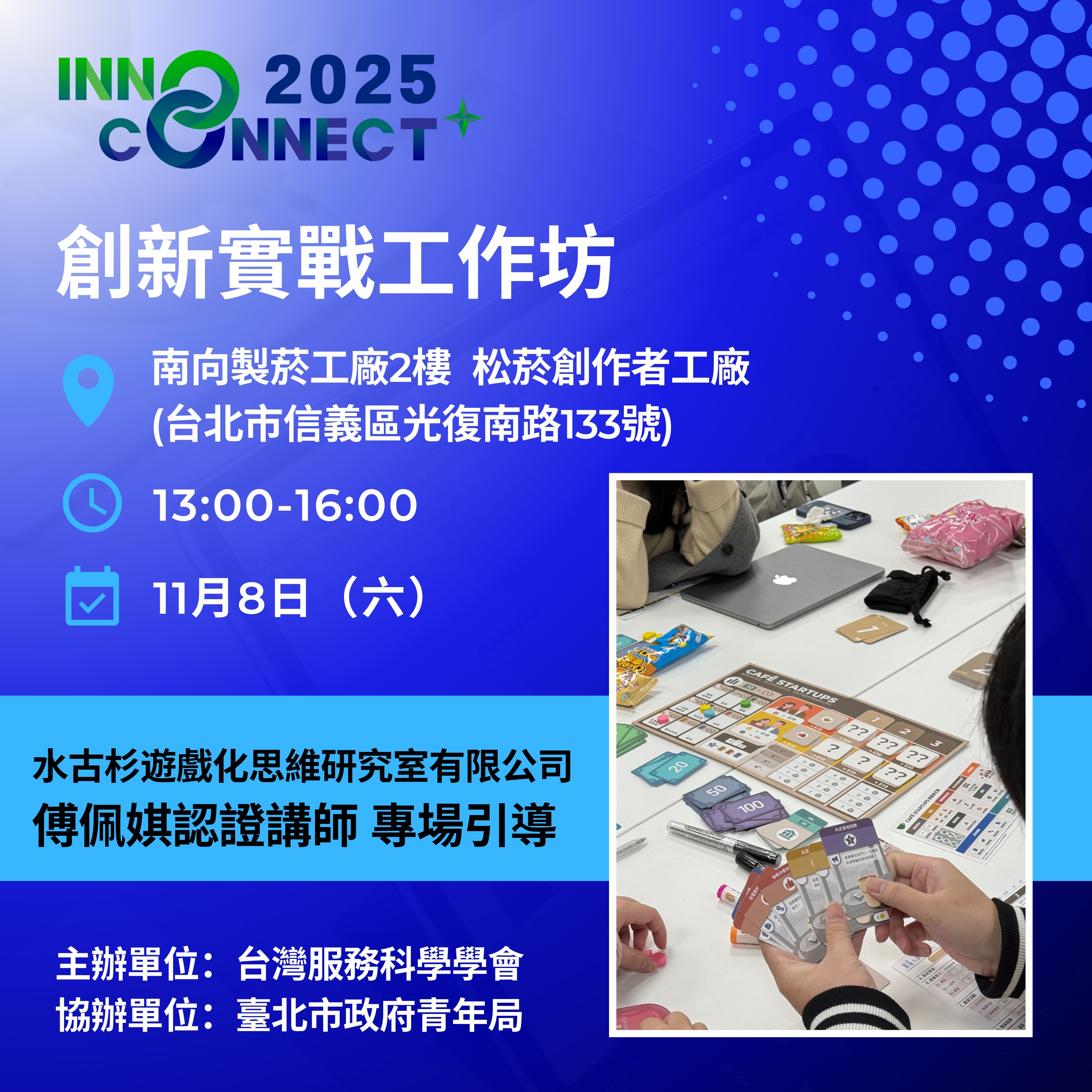 【歡迎報名】InnoConnect+ 2025 創新實戰工作坊